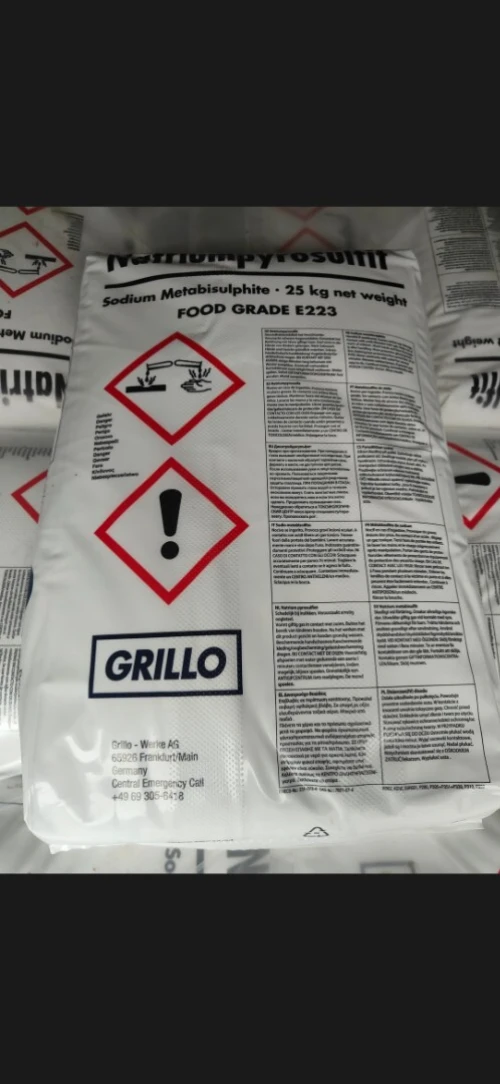 Metabisulfite de sodium E223
