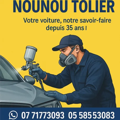Garage tôlerie et peinture chez nounou tolier 