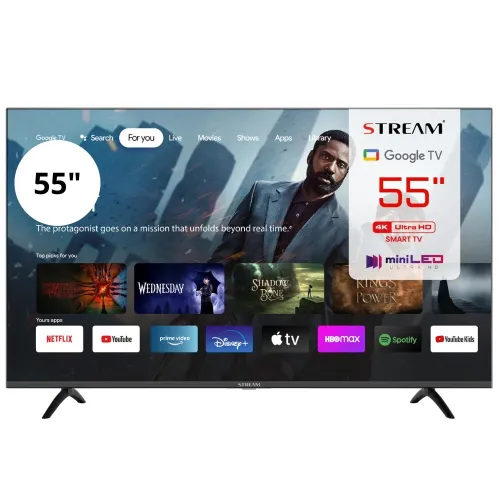 STREAM 55" QLED MINI LED GOOGLE TV