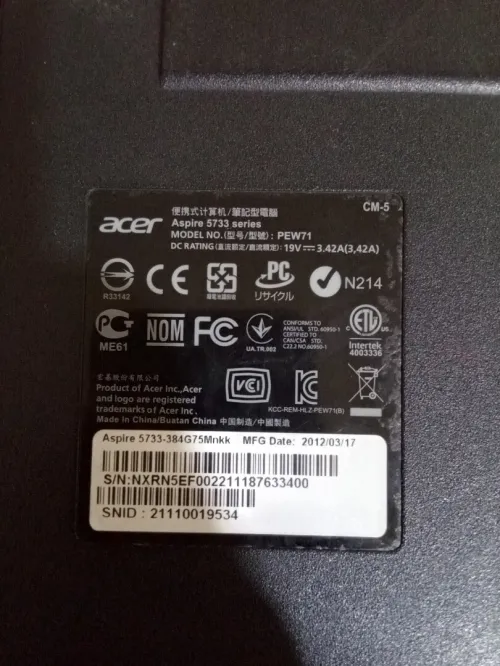 Acer i3 3ém gen 