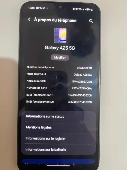Samsung A25 5g 6/128