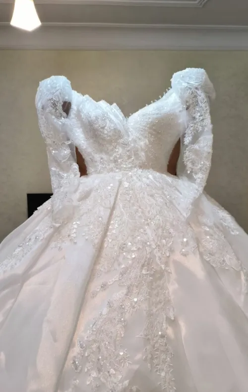 كراء location robe blanche 