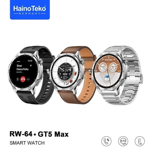 MONTRE HAINO TEKO GERMANY GT5 Max RW-64 AVEC 03 BRACELETS DIFFERENT