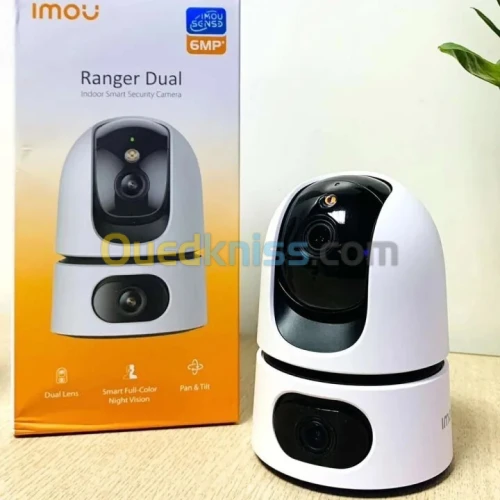 Caméra intérieur IMOU RANGER DUAL 6MP, 360 degrés  