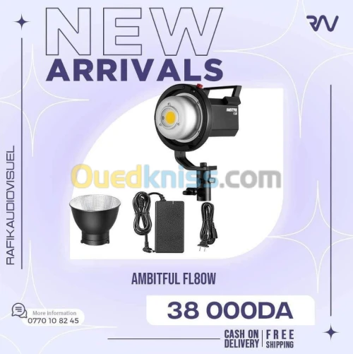 Ambitful FL80W LED Video Light 