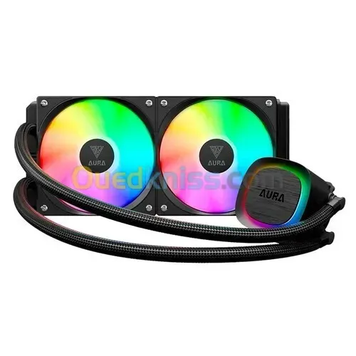 WATERCOOLING GAMDIAS AURA GL240 V2 BLACK