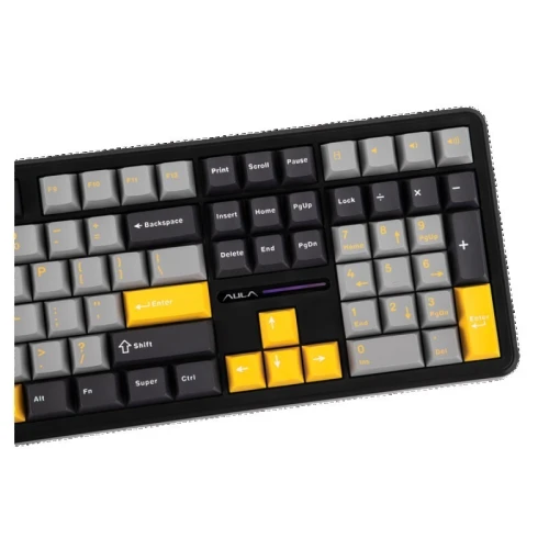 keyboard Gaming AULA F108 Tri Mode Full Size Mechanical