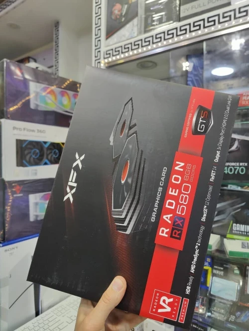 XFX AMD RADEON RX 580 OC - 8GB GDDR5 - RS GAMING CERTIFIED- AMD FREESYNC - DIRECTX - DUAL LINK
