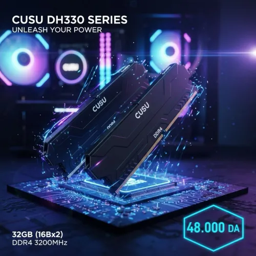 CUSU DH330 RAM Series  سعة 32 Gb مكونة من قطعتين كل واحدة 16 Gb