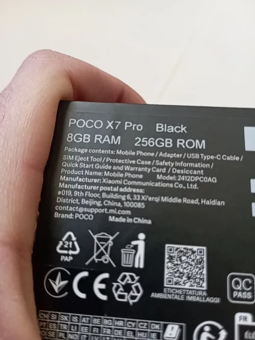 Xiaomi Poco x7 pro