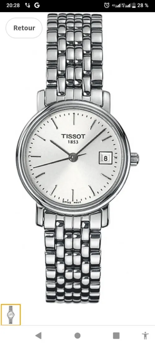 Tissot desire pour femme 