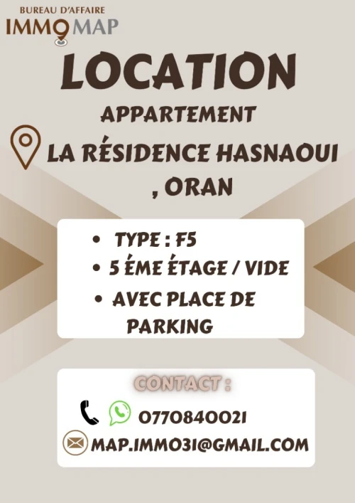 Location Appartement F5 Oran Bir el djir