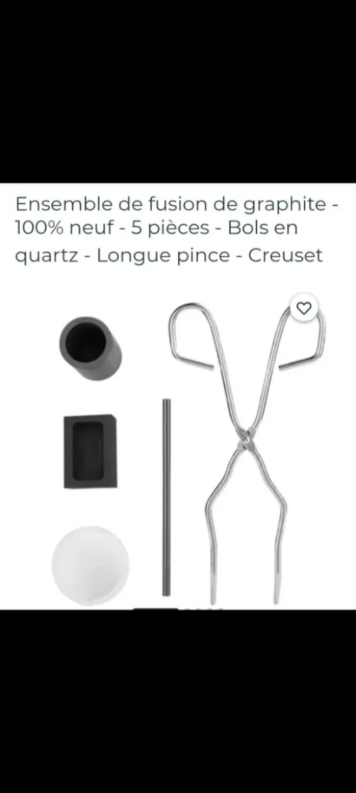 Bijouterie outillage creuset graphite 