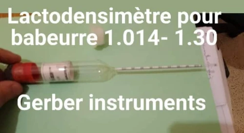 Lactodensimètre pour lait fermenté
