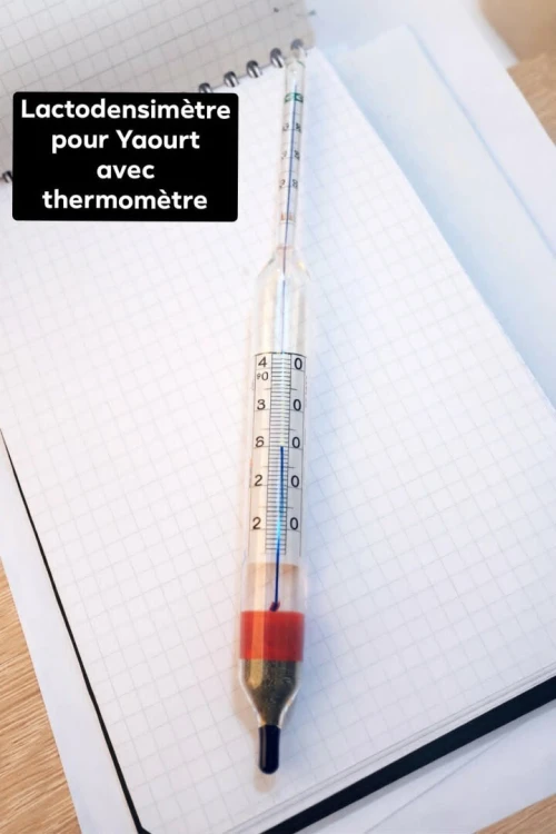 Thermolacto-densimètre Gerber pour Yaourt