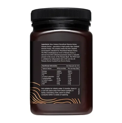 Manuka Doctor 640 MGO Miel De Manuka Monofloral 500Gr عسل مانوكا أحادي الزهرة