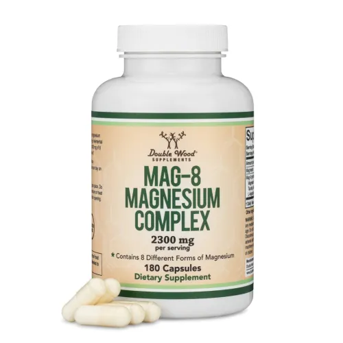 Double Wood Supplément complexe de magnésium 2300 mg 180 capsules