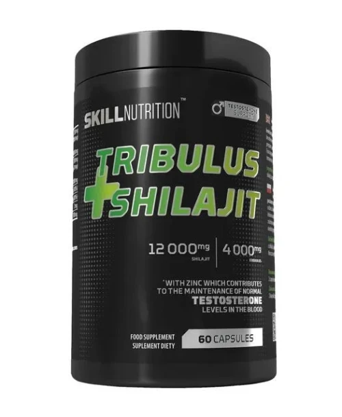 SKILLNUTRITION Tribulus 4000mg + Shilajit 12000mg 120 CAPS