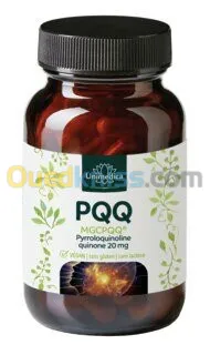 Unimedica PQQ (MGCPQQ) pyrroloquinoline quinone 20 mg par dose journalière (1 gélule) 60 gélules 