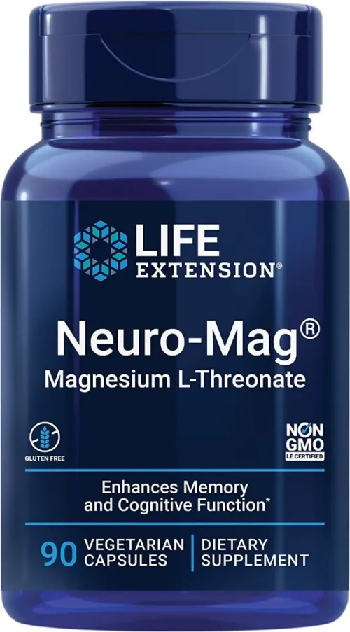 Life Extension, Neuro-Mag, L-threonate de magnesium, 90 capsules végétariennes