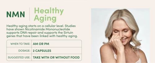 Double Wood Supplément NMN 250 mg 60 capsules
