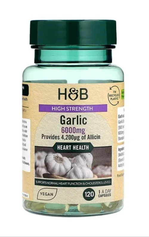 Holland and Barrett Huile d'ail 6000 MG avec allicine 4200 MCG 240 CAPS
