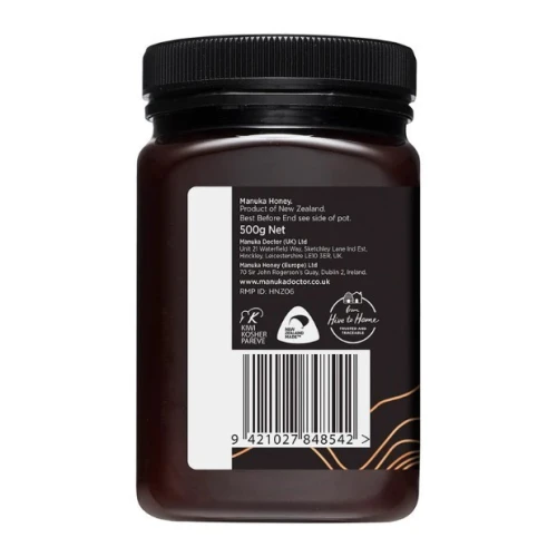 Manuka Doctor 740 MGO Miel De Manuka Monofloral 500Gr عسل مانوكا أحادي الزهرة