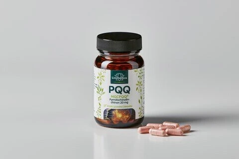 Unimedica PQQ (MGCPQQ) pyrroloquinoline quinone 20 mg par dose journalière (1 gélule) 60 gélules 