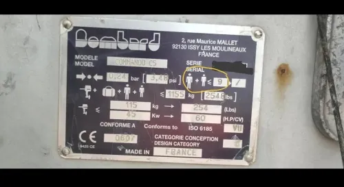 قارب مطاطي Bombard c5