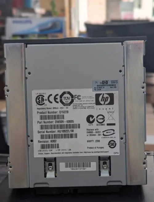 HP Lecteur de bande interne DAT 72