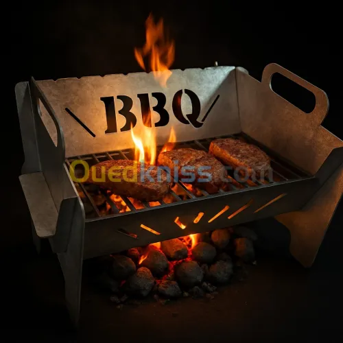 Barbecue En Tôle Galvanisée
