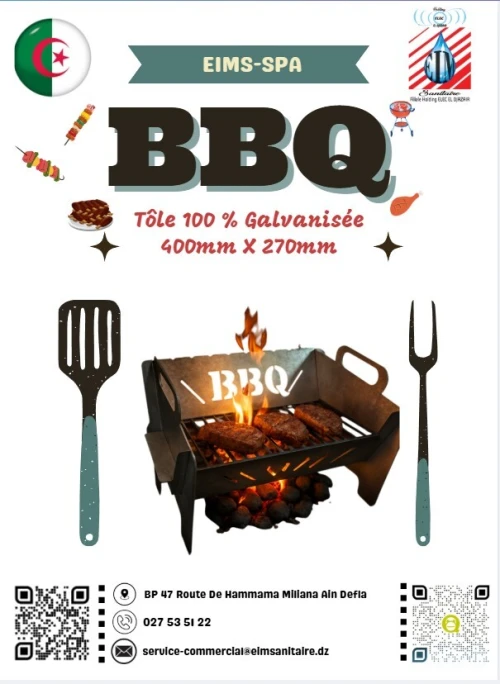 Barbecue En Tôle Galvanisée