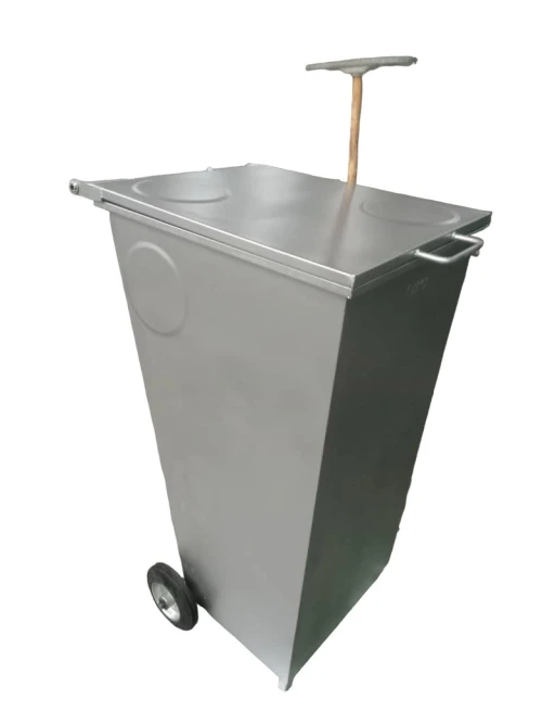 Bac à Ordure 770 L/660L/240L/60L (Poubelle métallique)