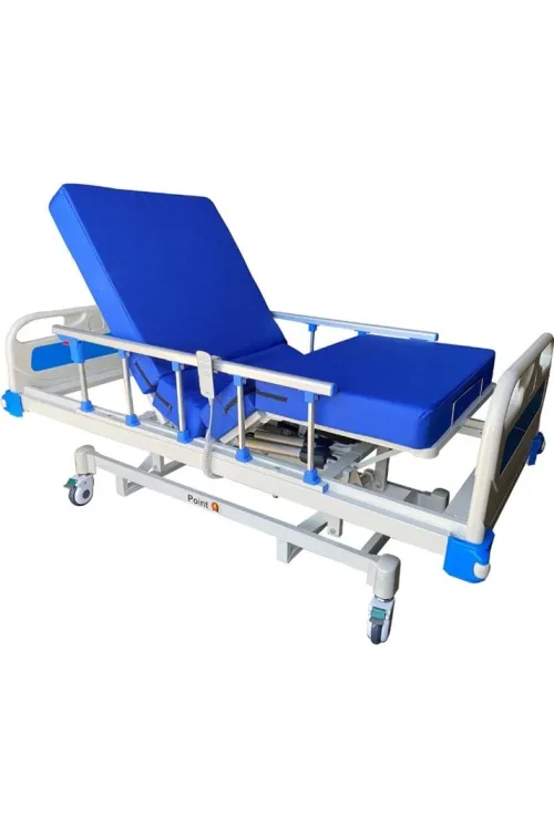 Lit médicalisé d'hôpital électrique a trois positions hauteur variable ABS 