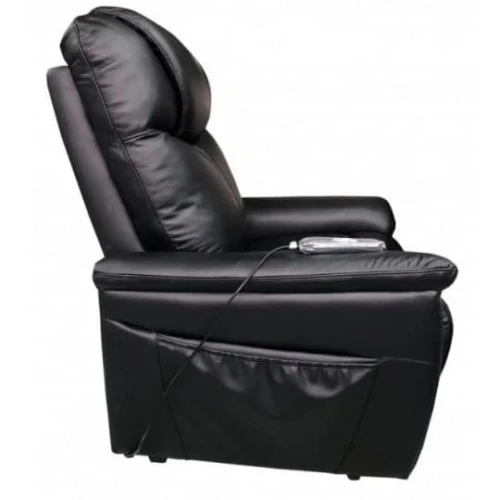 Fauteuil relax releveur électrique véritable cuir 