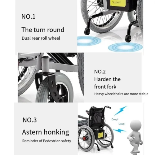 Fauteuil roulant électrique pliable