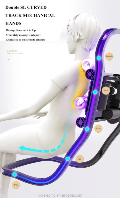 Fauteuil de massage automatique 3D S600 De Luxe usage 