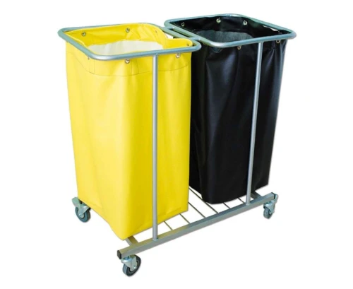 Chariot a Linge deux sacs 