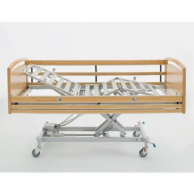 Lit médicalisé électrique en bois hêtre invacar SB 755