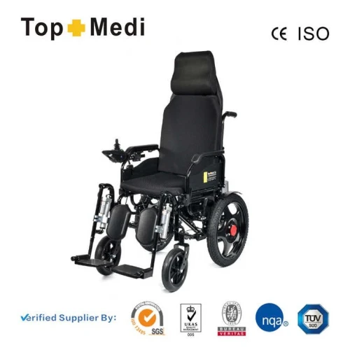 Fauteuil roulant inclinable automatique à dossier haut