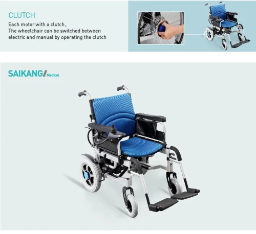 FAUTEUIL ROULANT ÉLECTRIQUE LÉGER HANDICAPÉ SKE180