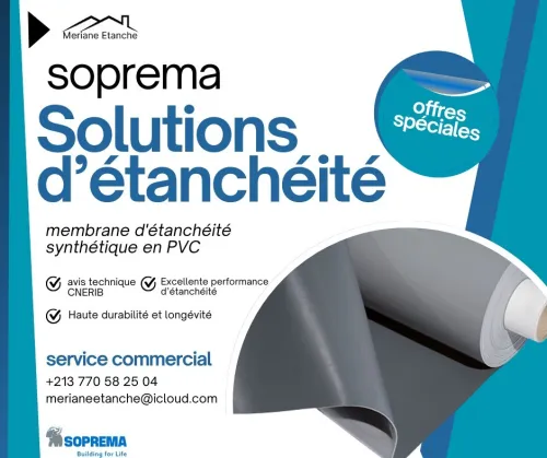 Membrane PVC Soprema