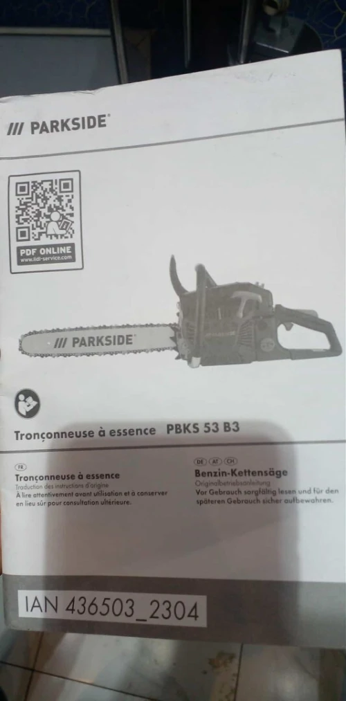 Tronçonneuse a essence allemande