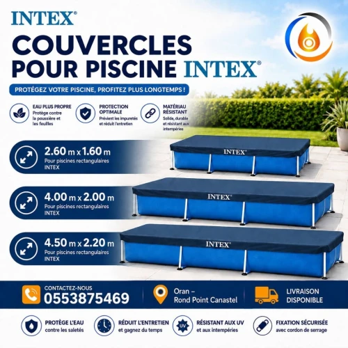 COUVERCLE PISCINE INTEX