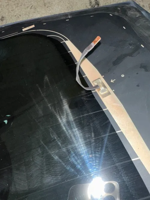 Pare Brise Arriere Peugeot 208 ORIGINALE ( 2019-2025 ) Lunettes arrière Peugeot 208