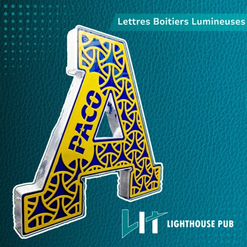 Lettres Boitiers Lumineuses