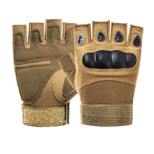 Gants tactiques à demi-doigt, pour Combat, chasse, tir, Paintball, sans doigts