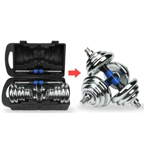 Ensemble d'haltères réglables électrolytiques 20kg