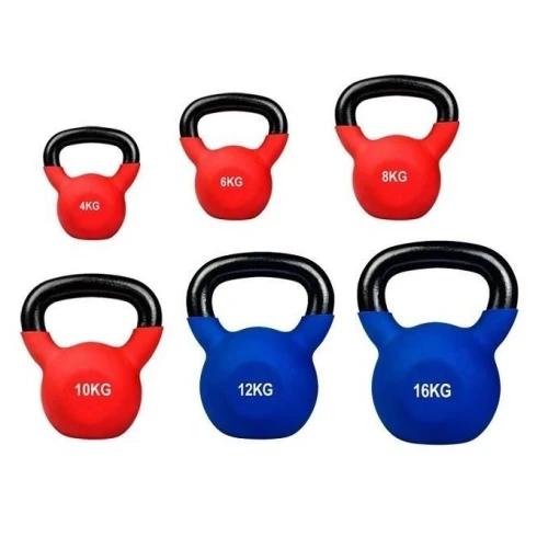 Kettlebell en fonte 04 kg avec revêtement en néoprène