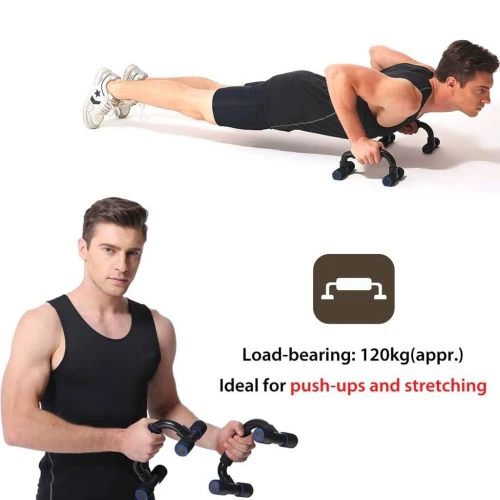Poignees de Pompes Antiderapantes Barres Push-Up Legeres pour Entrainement a Domicile
